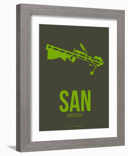 San San Diego Poster 2-NaxArt-Framed Art Print