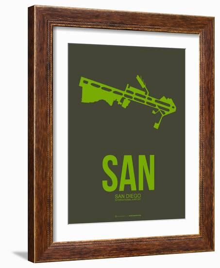 San San Diego Poster 2-NaxArt-Framed Art Print