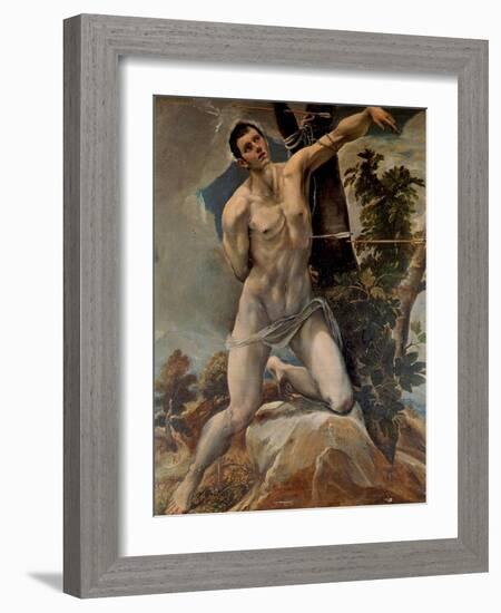 San Sebastian, 1576-79-El Greco-Framed Giclee Print