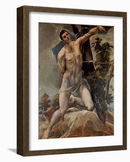 San Sebastian, 1576-79-El Greco-Framed Giclee Print