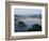 San Sebastian Bay at Night, Basque Country, Euskadi, Spain-Christian Kober-Framed Photographic Print