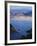 San Sebastian Bay at Night, Basque Country, Euskadi, Spain-Christian Kober-Framed Photographic Print