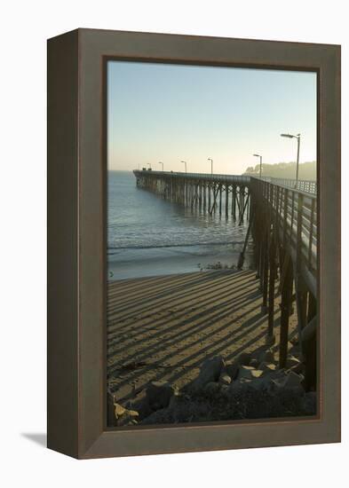 San Simeon Pier, California-Natalie Tepper-Framed Stretched Canvas