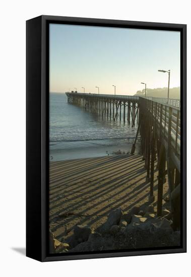 San Simeon Pier, California-Natalie Tepper-Framed Stretched Canvas