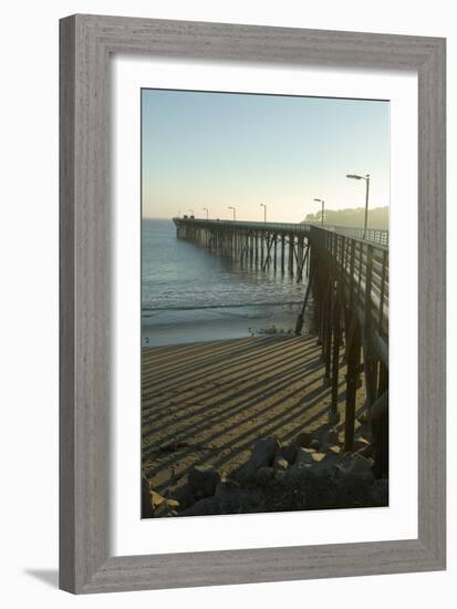 San Simeon Pier, California-Natalie Tepper-Framed Photo