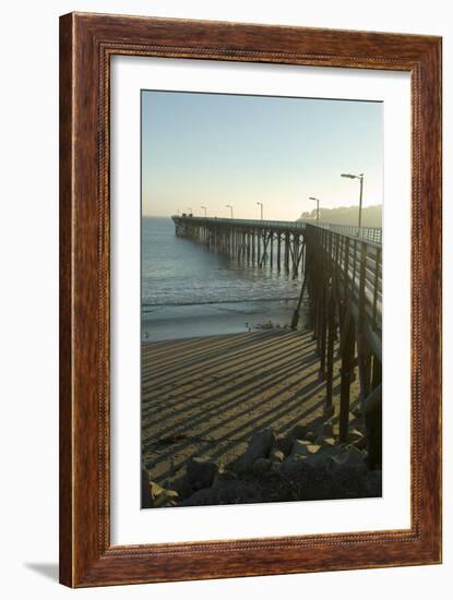 San Simeon Pier, California-Natalie Tepper-Framed Photo