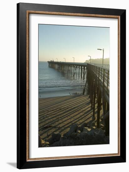 San Simeon Pier, California-Natalie Tepper-Framed Photo