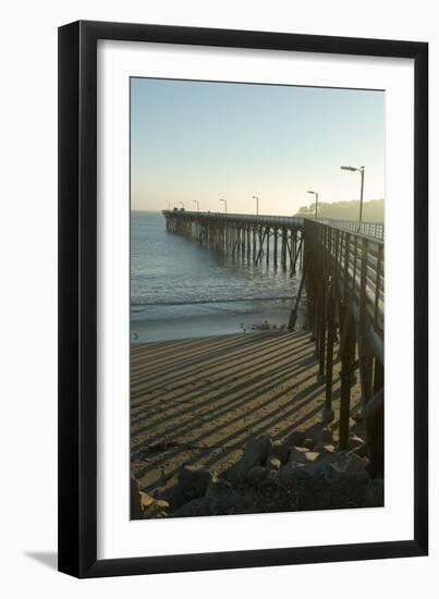 San Simeon Pier, California-Natalie Tepper-Framed Photo
