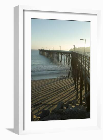 San Simeon Pier, California-Natalie Tepper-Framed Photo