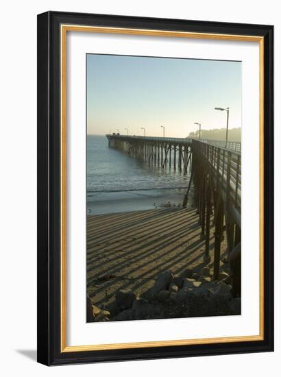 San Simeon Pier, California-Natalie Tepper-Framed Photo