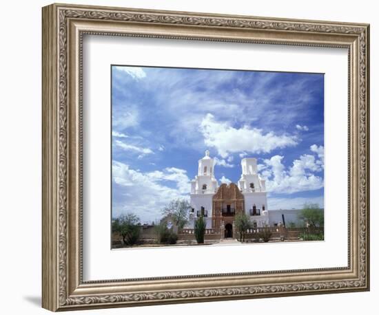 San Xavier del Bac Mission-Jim Zuckerman-Framed Photographic Print