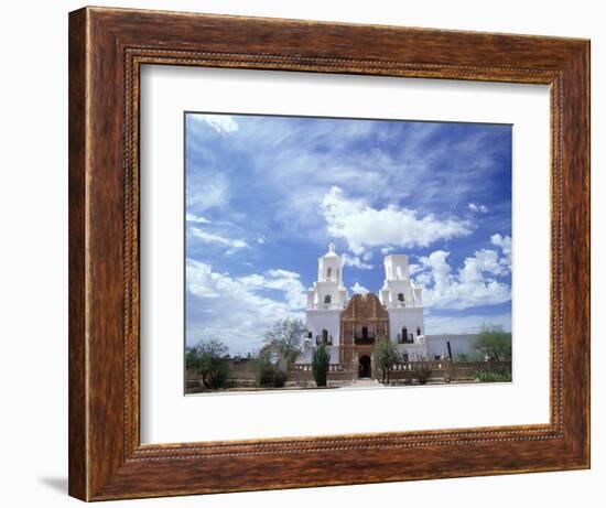 San Xavier del Bac Mission-Jim Zuckerman-Framed Photographic Print