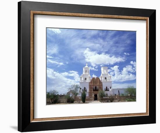 San Xavier del Bac Mission-Jim Zuckerman-Framed Photographic Print