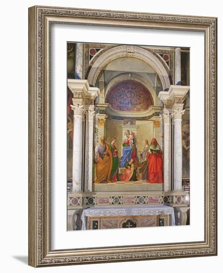 San Zaccaria Altarpiece, 1505-Giovanni Bellini-Framed Photographic Print