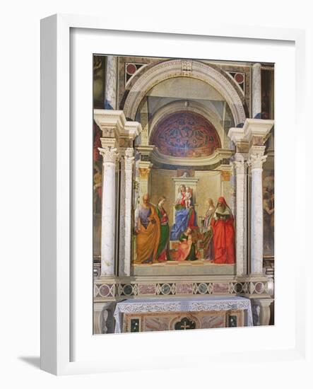 San Zaccaria Altarpiece, 1505-Giovanni Bellini-Framed Photographic Print