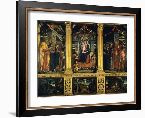 San Zeno Altarpiece-Andrea Mantegna-Framed Giclee Print