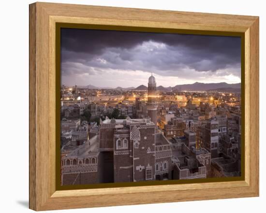 Sana'a, Yemen-Peter Adams-Framed Premier Image Canvas
