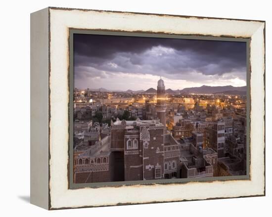 Sana'a, Yemen-Peter Adams-Framed Premier Image Canvas
