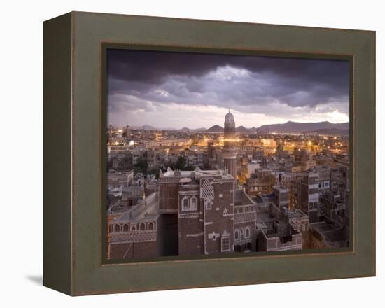 Sana'a, Yemen-Peter Adams-Framed Premier Image Canvas