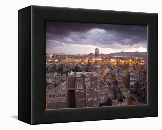 Sana'a, Yemen-Peter Adams-Framed Premier Image Canvas