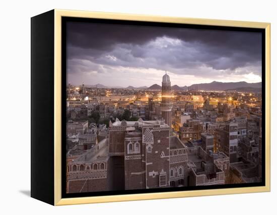 Sana'a, Yemen-Peter Adams-Framed Premier Image Canvas