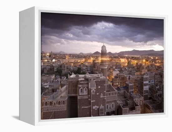 Sana'a, Yemen-Peter Adams-Framed Premier Image Canvas