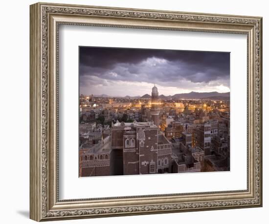 Sana'a, Yemen-Peter Adams-Framed Photographic Print