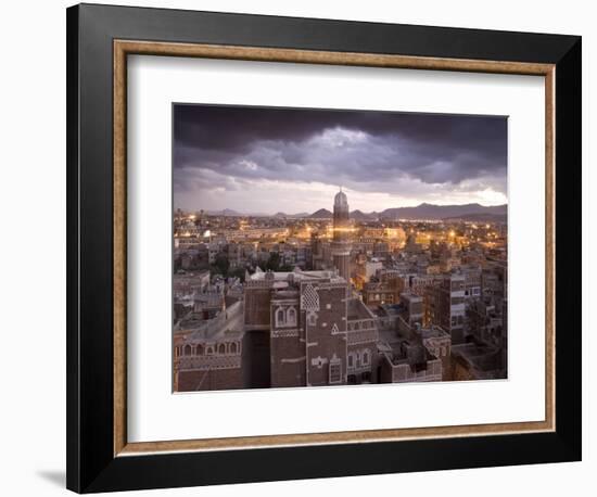 Sana'a, Yemen-Peter Adams-Framed Photographic Print