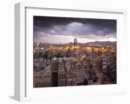 Sana'a, Yemen-Peter Adams-Framed Photographic Print