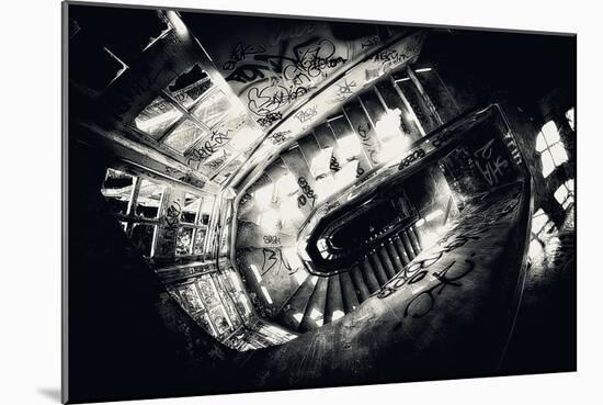 Sanat stairs-Sebastien Lory-Mounted Photographic Print