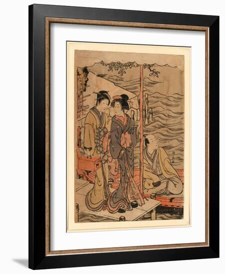 Sanbashi No Danjo-Torii Kiyonaga-Framed Giclee Print