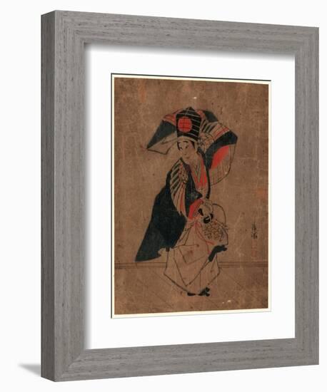 Sanbaso-Torii Kiyomitsu-Framed Giclee Print