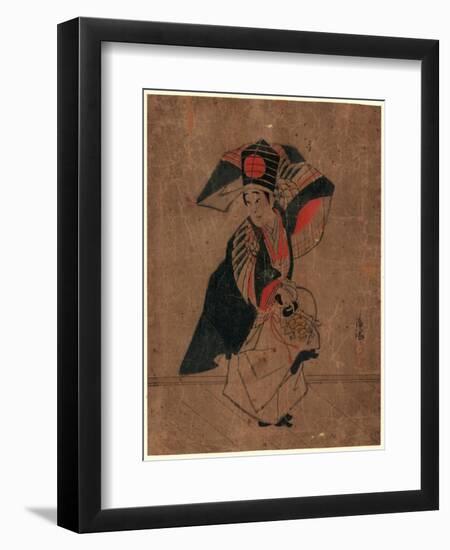 Sanbaso-Torii Kiyomitsu-Framed Giclee Print