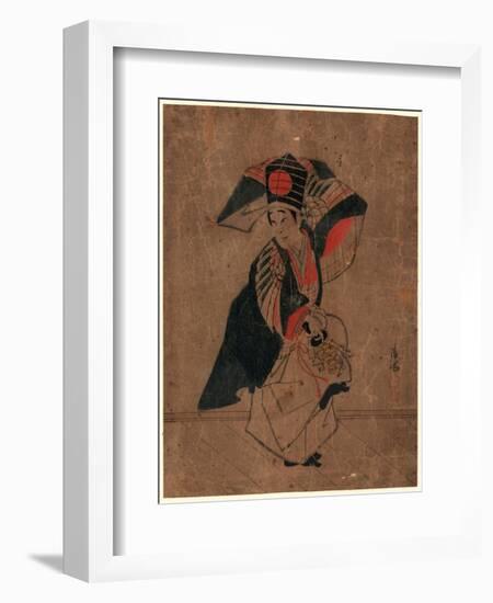 Sanbaso-Torii Kiyomitsu-Framed Giclee Print