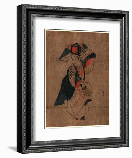 Sanbaso-Torii Kiyomitsu-Framed Giclee Print