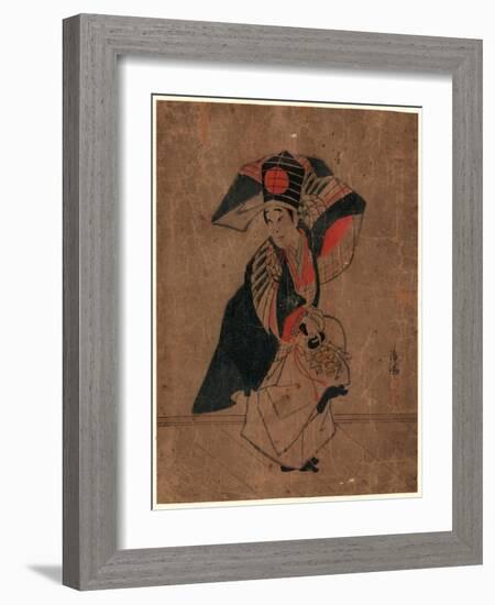 Sanbaso-Torii Kiyomitsu-Framed Giclee Print