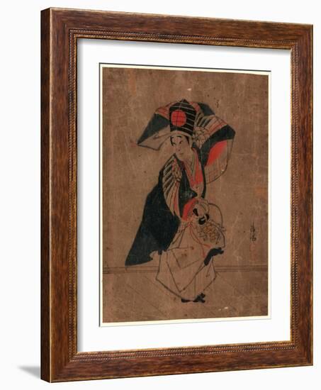 Sanbaso-Torii Kiyomitsu-Framed Giclee Print