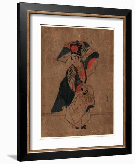 Sanbaso-Torii Kiyomitsu-Framed Giclee Print
