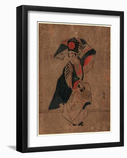 Sanbaso-Torii Kiyomitsu-Framed Giclee Print