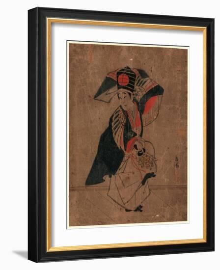 Sanbaso-Torii Kiyomitsu-Framed Giclee Print