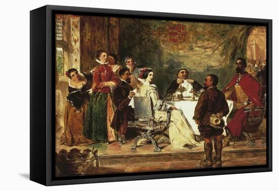 Sancho Panza Entertains Duke and Duchess-William Powell Frith-Framed Premier Image Canvas