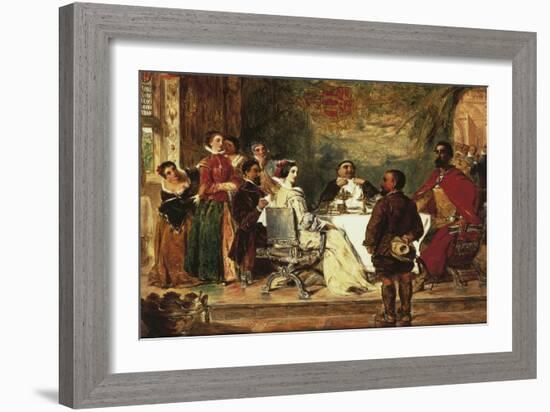 Sancho Panza Entertains Duke and Duchess-William Powell Frith-Framed Giclee Print