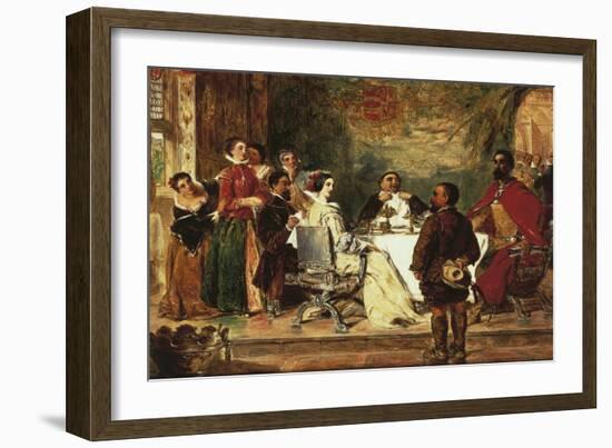 Sancho Panza Entertains Duke and Duchess-William Powell Frith-Framed Giclee Print