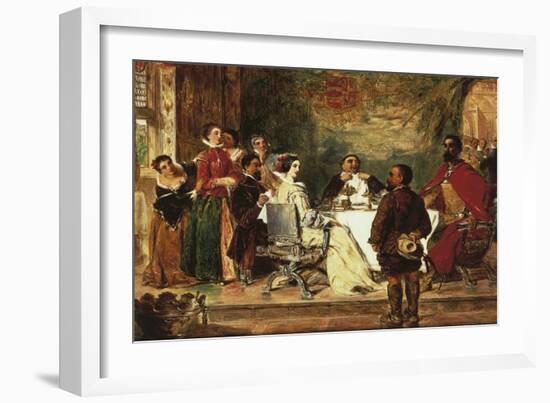 Sancho Panza Entertains Duke and Duchess-William Powell Frith-Framed Giclee Print