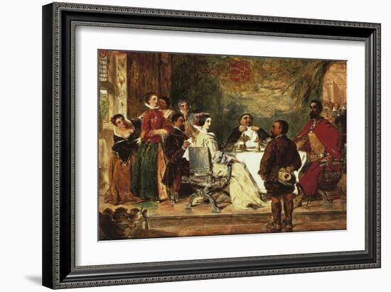 Sancho Panza Entertains Duke and Duchess-William Powell Frith-Framed Giclee Print