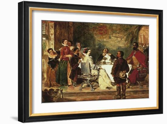 Sancho Panza Entertains Duke and Duchess-William Powell Frith-Framed Giclee Print