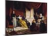 Sancho Panza in the Apartment of the Duchess-Charles Robert Leslie-Mounted Giclee Print