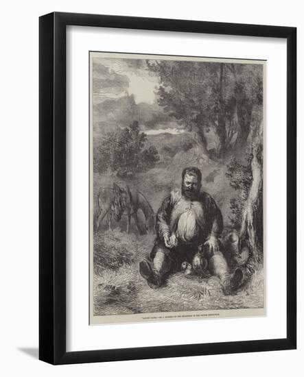 Sancho Panza-Sir John Gilbert-Framed Giclee Print