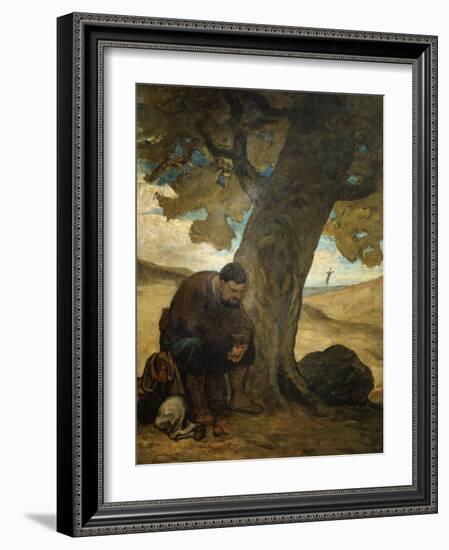 Sancho Panza-Honore Daumier-Framed Giclee Print