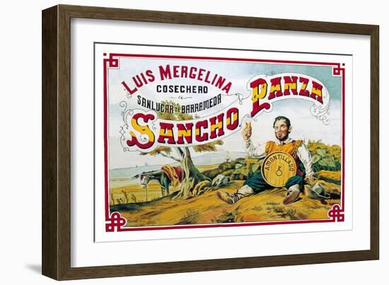 Sancho Panza-Marin-Framed Art Print